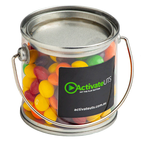 Branded Bucket with Sticker - 170g Skittles