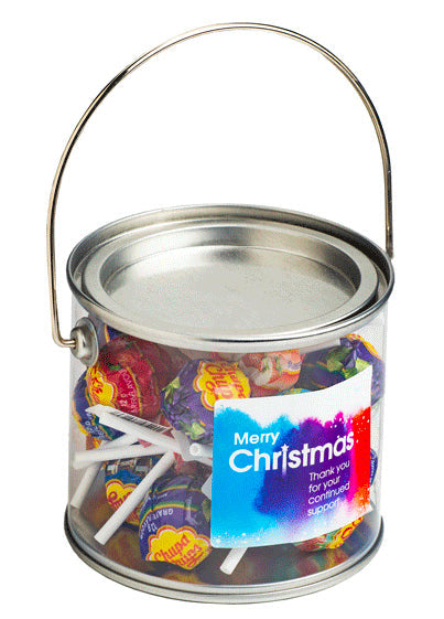 Medium PVC Bucket filled with Cuppa Chups x20