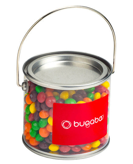 Medium PVC Bucket filled with Skittles 400g
