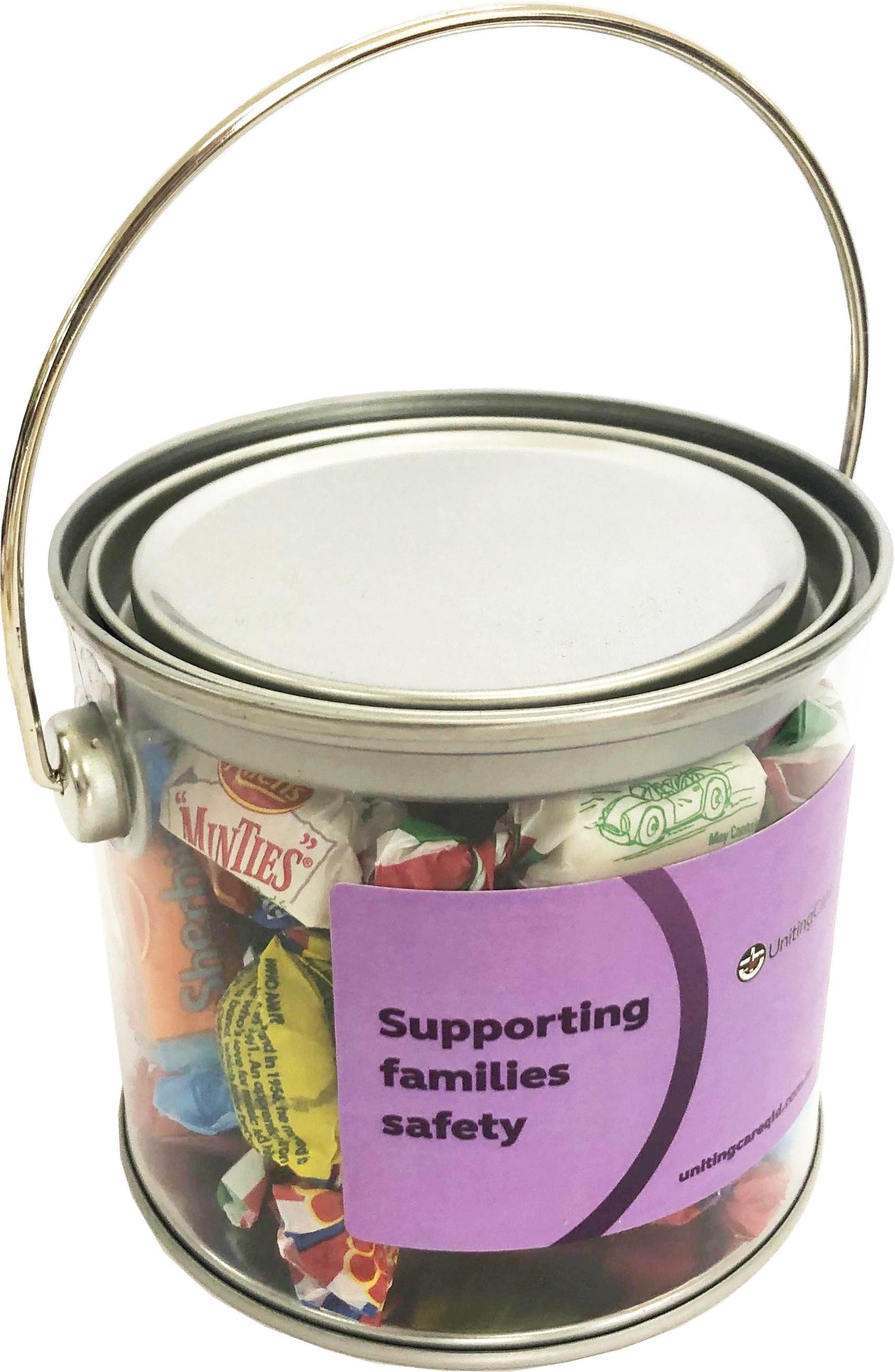 Medium PVC Bucket filled with Allen's Lollies 250g