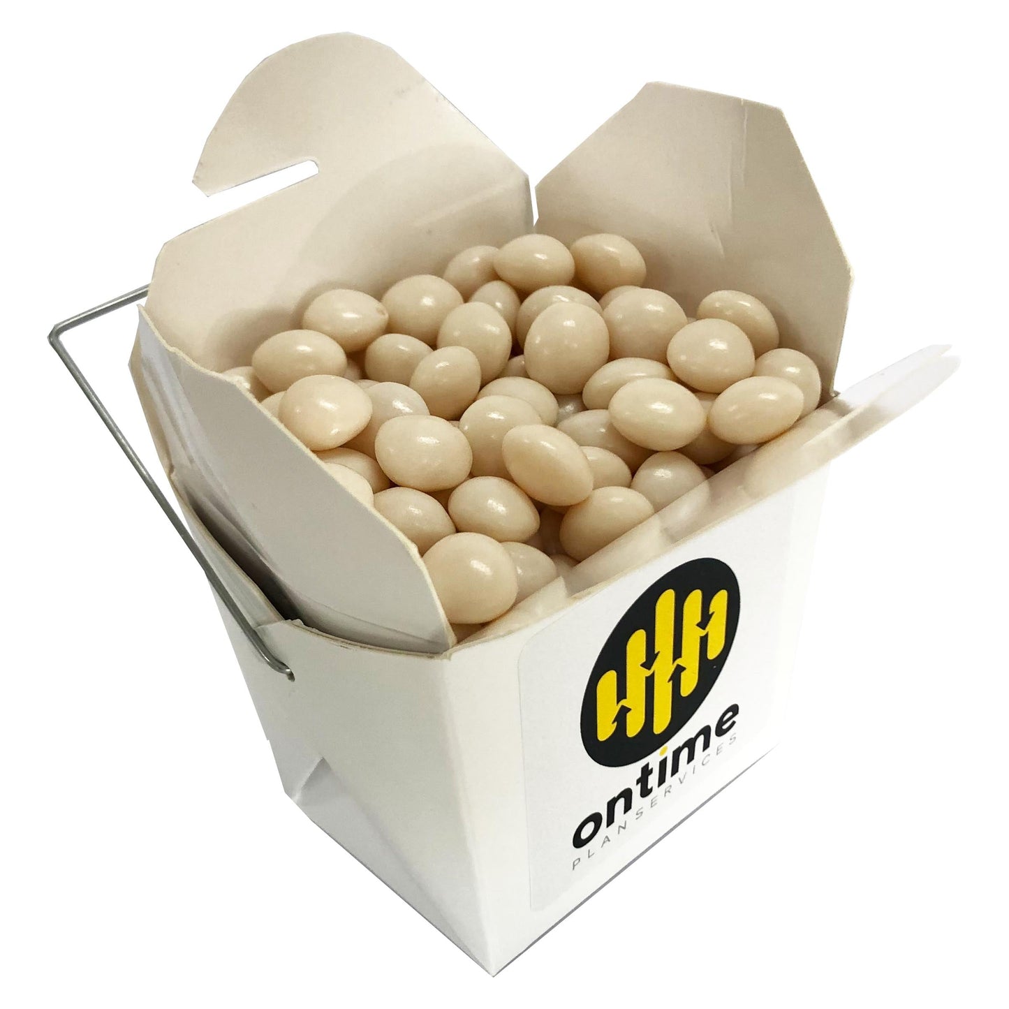 White Cardboard Noodle Box with Mints 100g