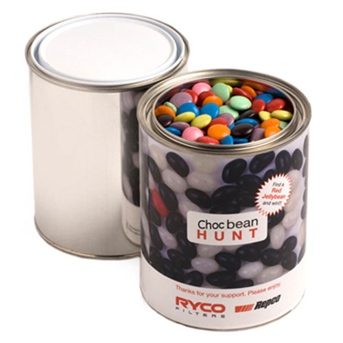 Branded Tin with Wrapper
