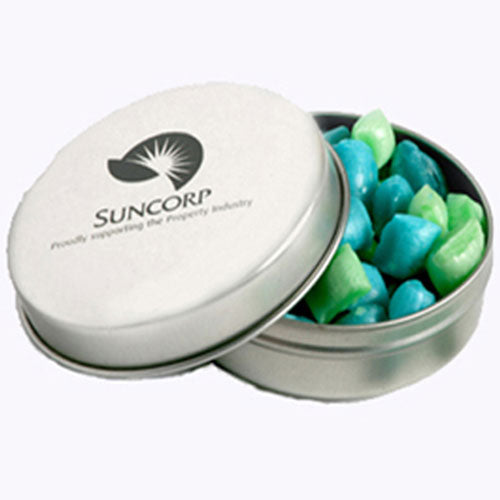 Branded Tin with One Colour Pad Print