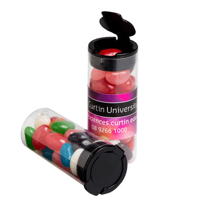 Flip Lid Tube filled with Jelly Beans 35g
