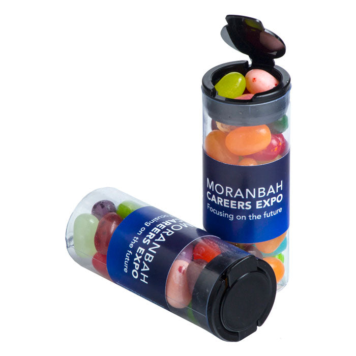 Flip Lid Tube filled with JELLY BELLY Jelly Beans