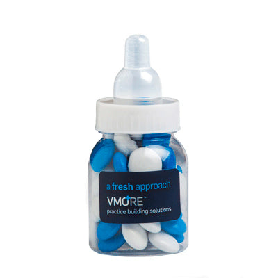 Baby Bottle Filled with Choc Beans 50g
