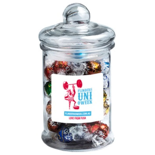 Big Apothecary Jar with Lindt Balls X40