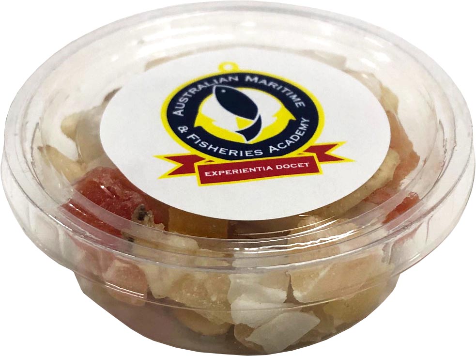 Tub filled with Dried Fruit Mix 30g