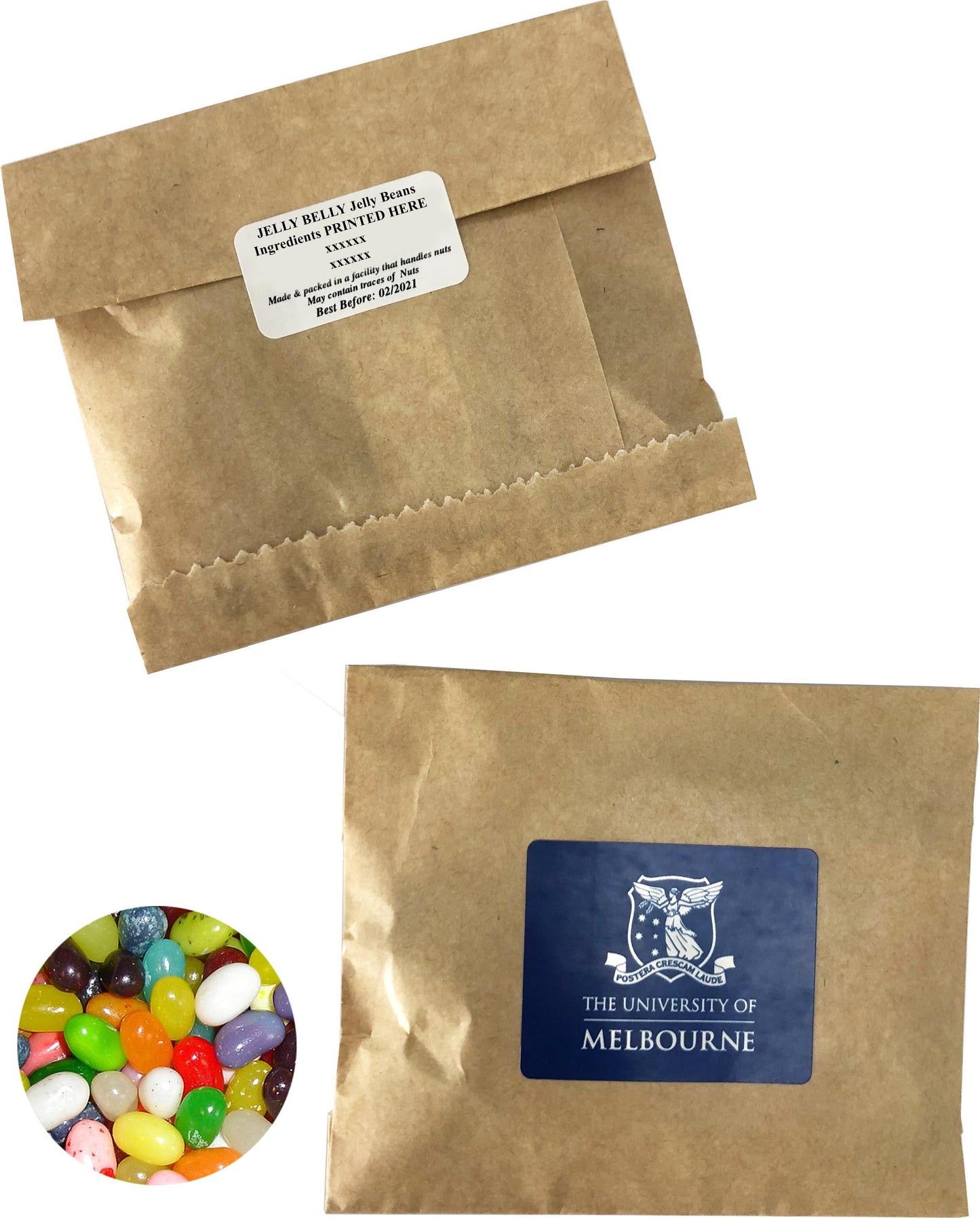 Kraft Paper Bag 50g JELLY BELLY Jelly Beans