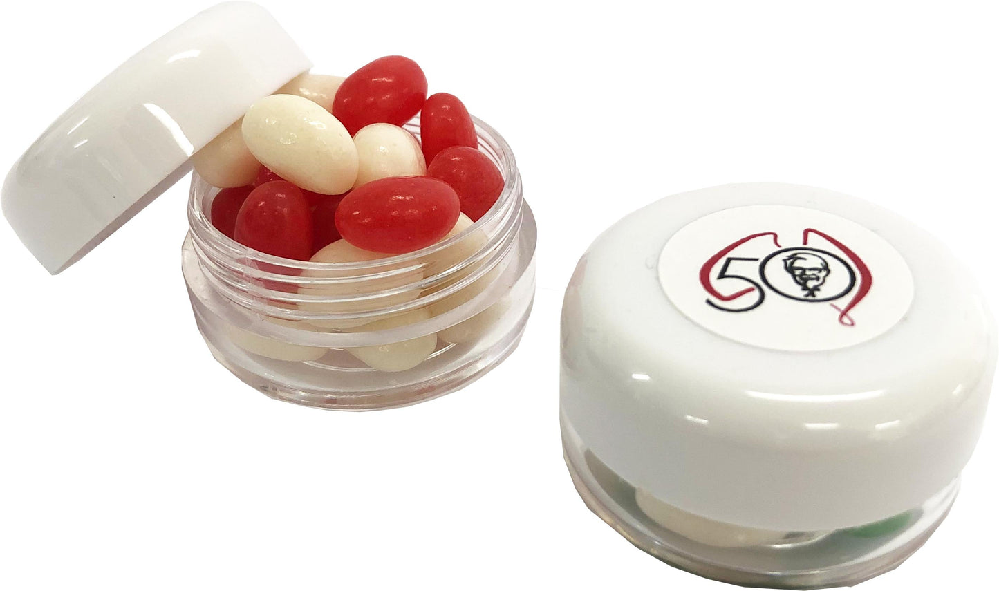Small Screw Cap Jar with Jelly Beans