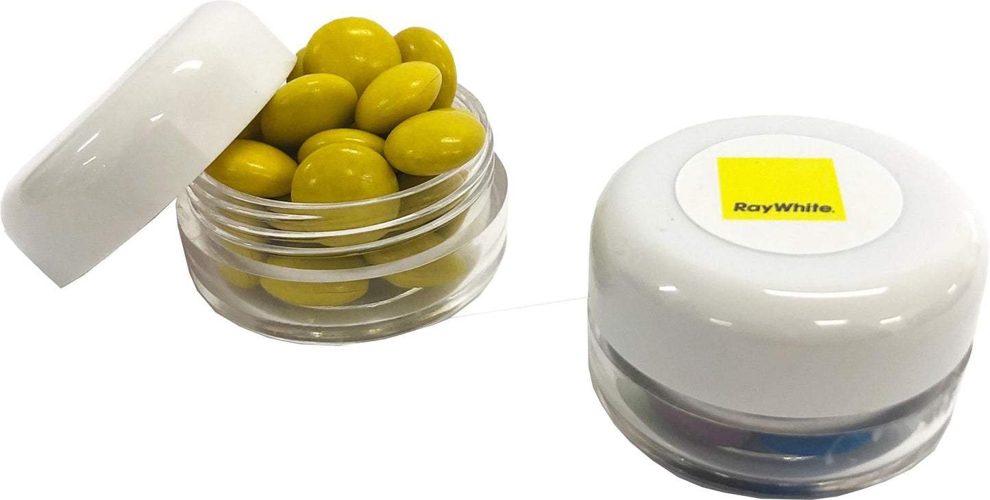 Small Screw Cap Jar with Choc Beans
