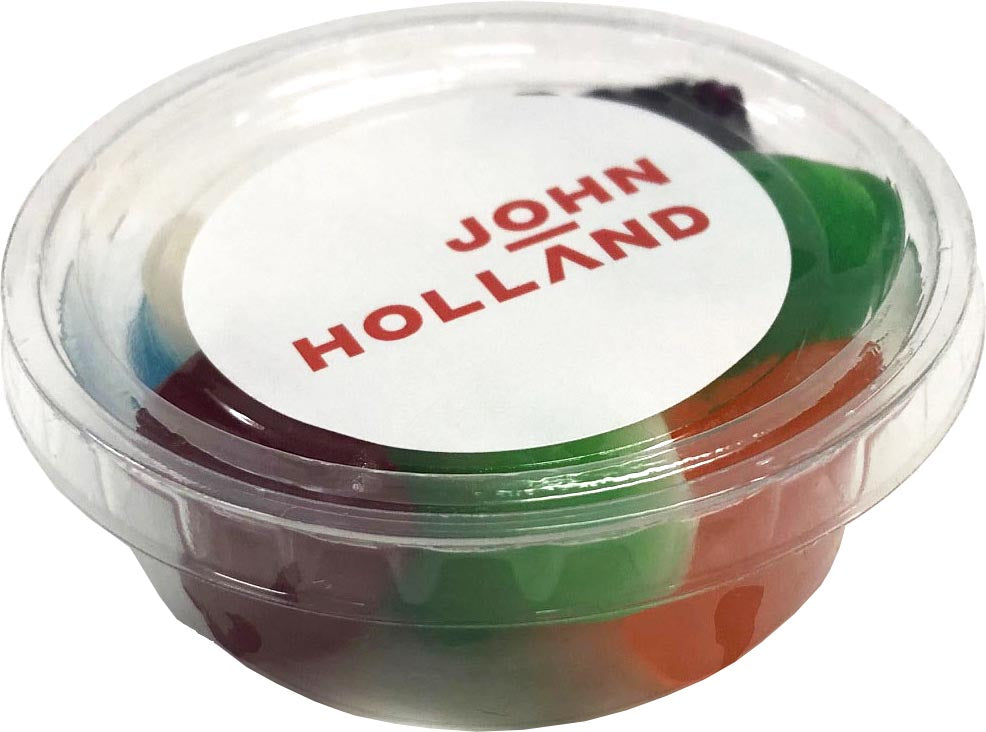 Tub filled with Christmas Mixed Lollies 50g