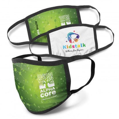 Full Colour 3-Ply Reusable Face Mask - Simply Merchandise