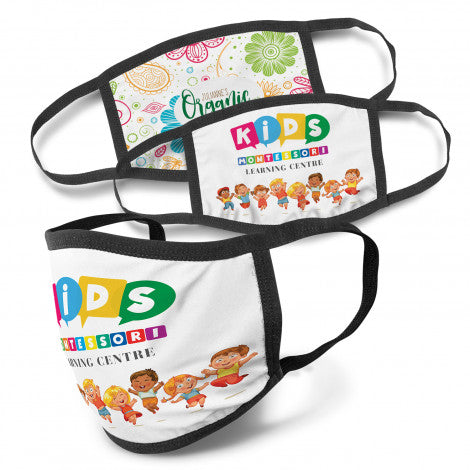 Full Colour 3-Ply Reusable Face Mask - Indent - Simply Merchandise