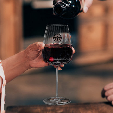 Luigi Bormioli Optica Bordeaux Glass - Simply Merchandise