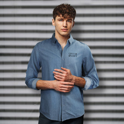 TRENDSWEAR Chester Men\'s Denim Shirt
