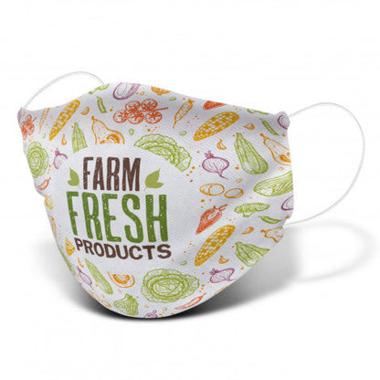 Reusable Face Mask Full Colour - Large - Simply Merchandise
