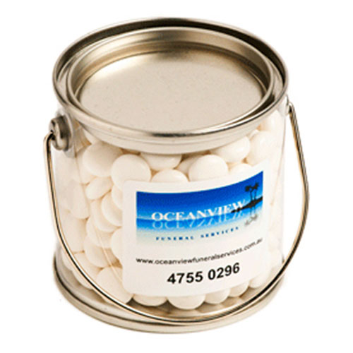 Branded Bucket with Sticker - 170g Mints