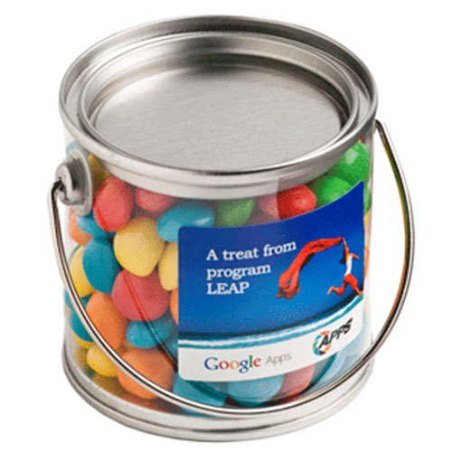 Branded Bucket with Sticker - 170g Chewy Fruits