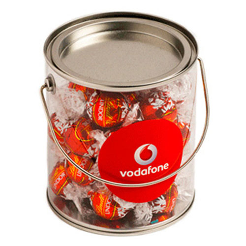 Big PVC Bucket filled with Lindt Balls x30