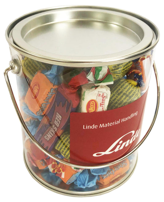 Big PVC Bucket filled with Allen's Lollies 500g