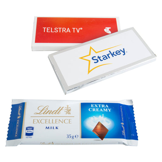 Lindt Bar 35g  with Bigger Sticker