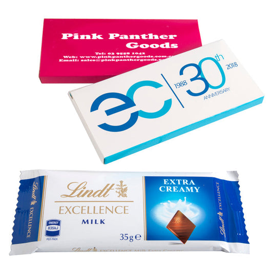 Lindt Bar 35g in Printed Box