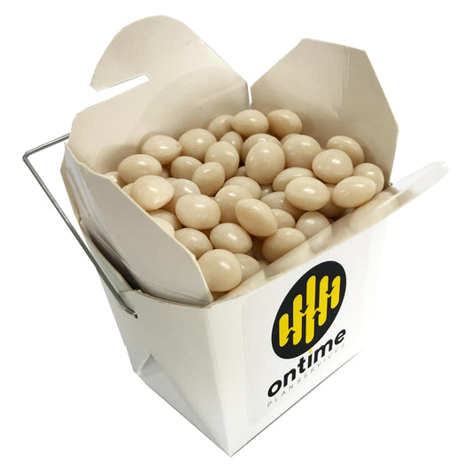 White Cardboard Noodle Box with Mints 100g