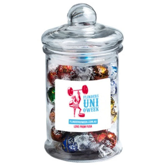 Big Apothecary Jar with Lindt Balls X40