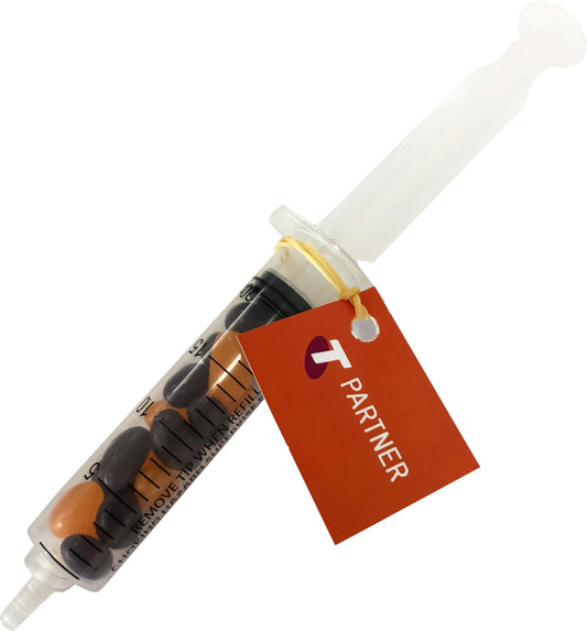 Syringe filled with Jelly Beans 20g