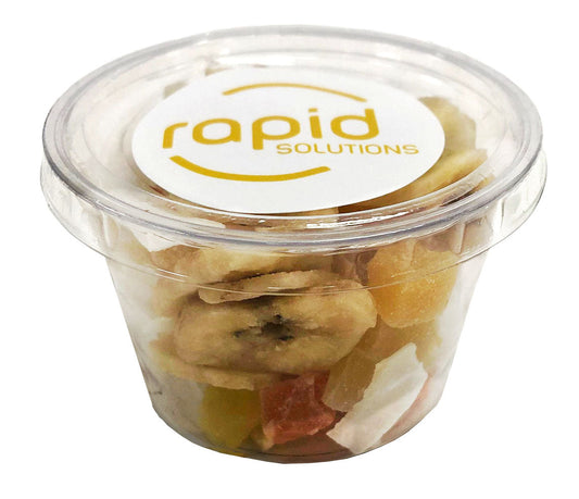 Tub filled with Dried Fruit Mix 60g