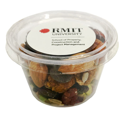 Tub filled with Premium Trail Mix 70g