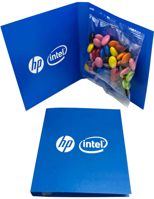 Gift Card with 50g Choc Bean Bag