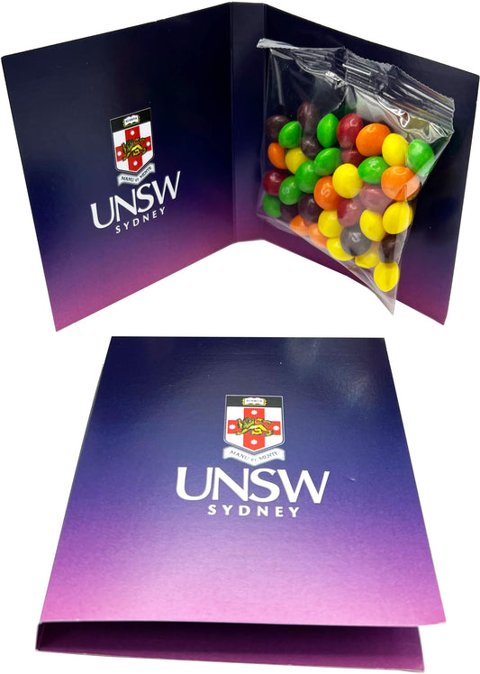 Gift Card with 50g Skittles Bag