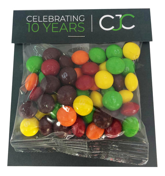 Billboard with 50g Skittles Bag