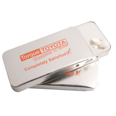 Branded Tin with One Colour Pad Print