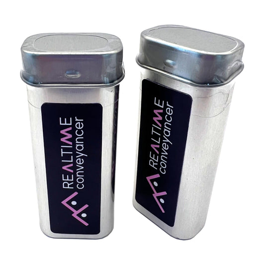 Branded Tin with Sticker